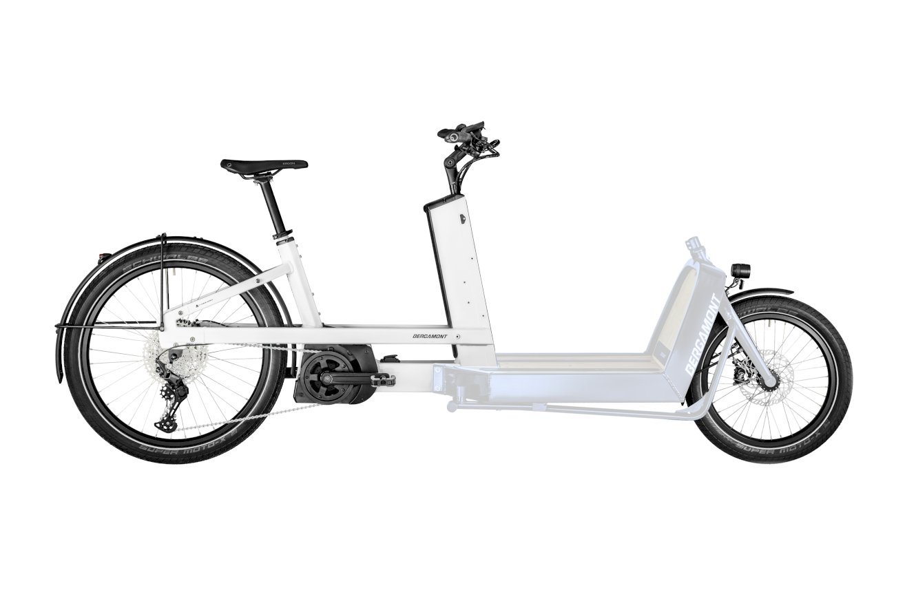 Bergamont E-Cargoville LJ Edition Long John white (shiny)