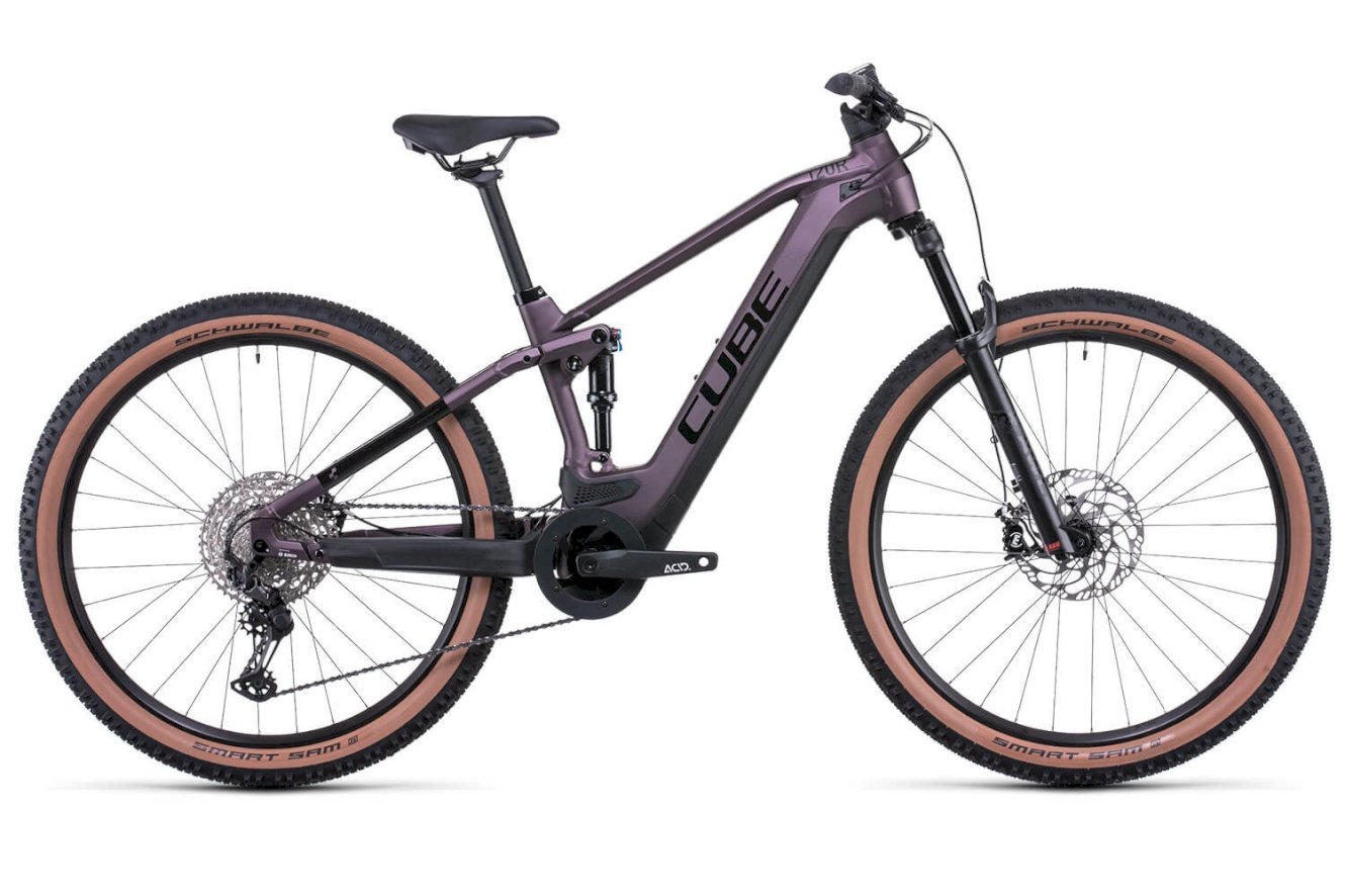 Cube Stereo Hybrid 120 Race 625 Diamant smokylilac´n´black