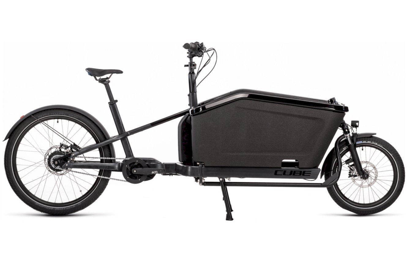 Cube Cargo Hybrid Dual Long John iridium´n´black